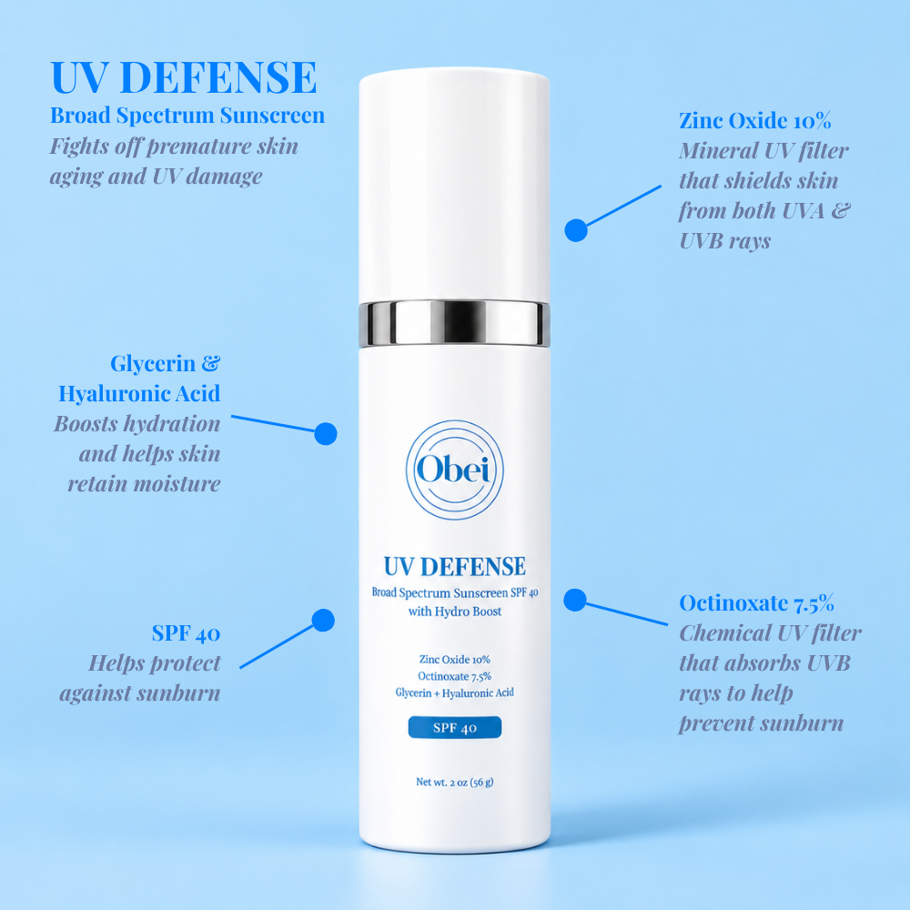 UV Defense Broad Spectrum Sunscreen with Hydro Boost SPF 40